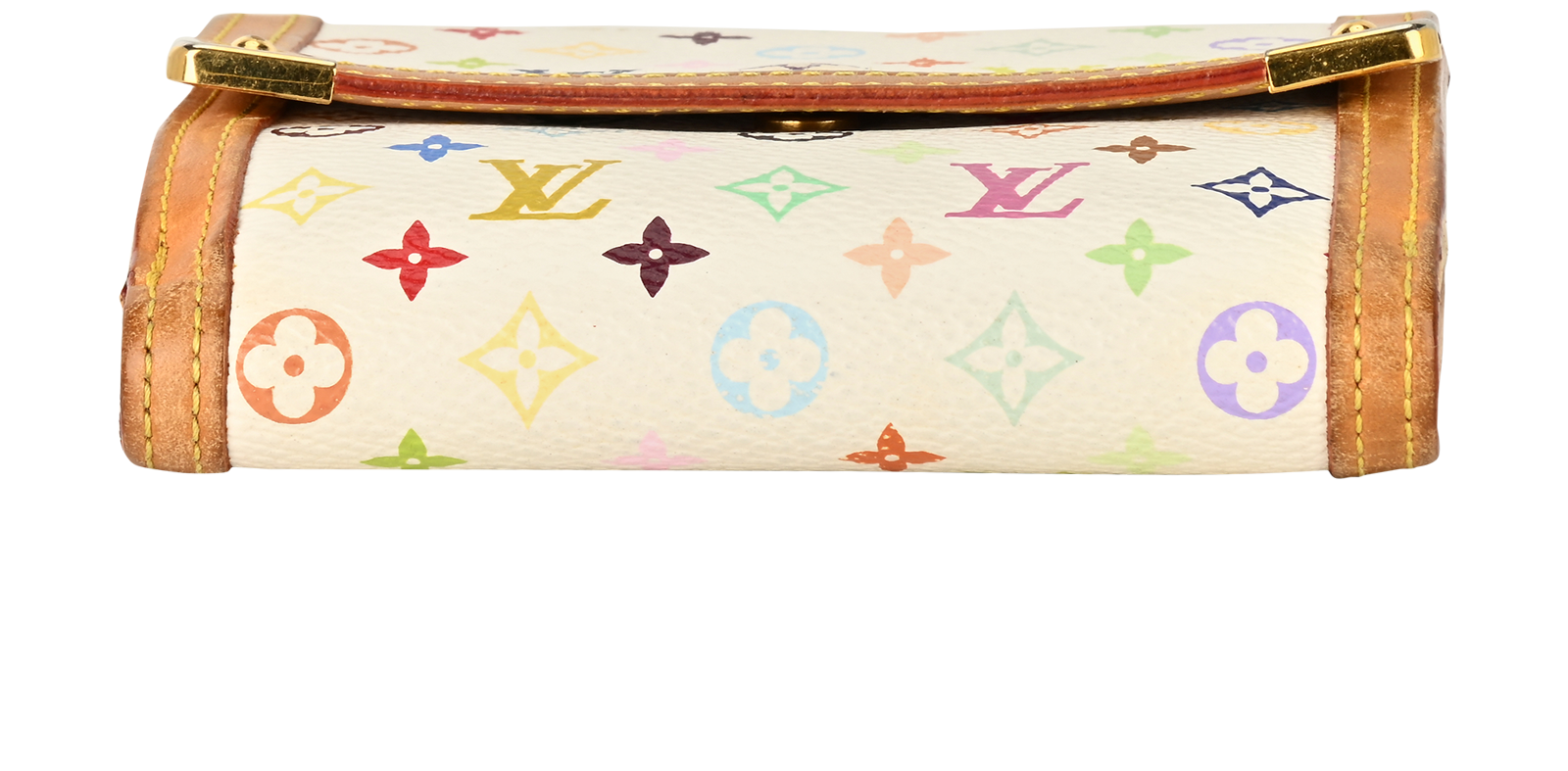 Louis Vuitton X Takashi Murakami Purse, &pound;280, Accessories, White, Canvas, Top view